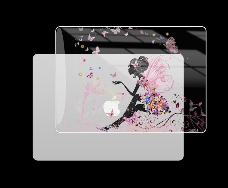 UESWILL Air 13-inch Creative Design Smooth Hard Shell Case Cover Compatible with Older Version 2010-2017 Release MacBook Air 13 inch (Model A1466 / A1369) + Microfibre Cleaning Cloth,Fairy - Image 3